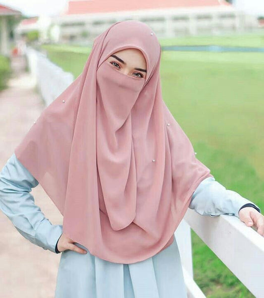 NIQAB - SOFT PINK