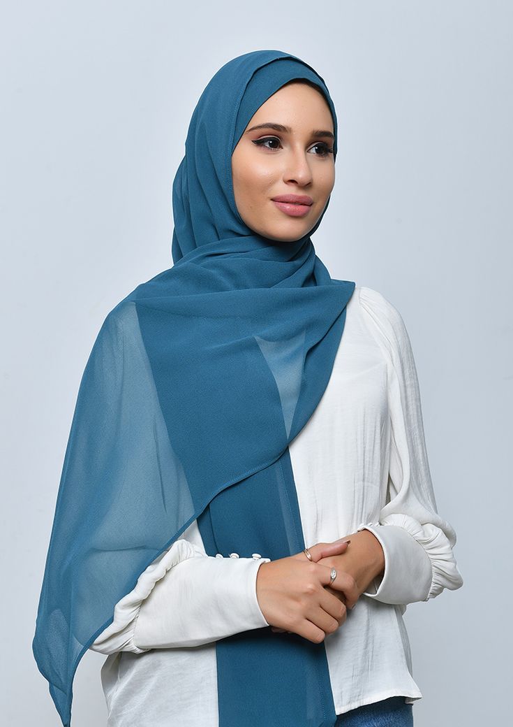 Georgette Chiffon - Teal Green