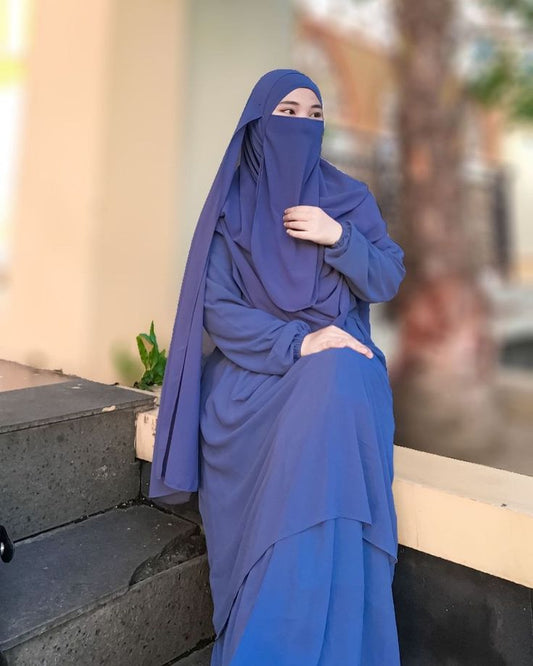 NIQAB - NAVY BLUE